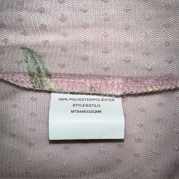 Meraki Floral Mesh Blouse large - Picture 6 of 6